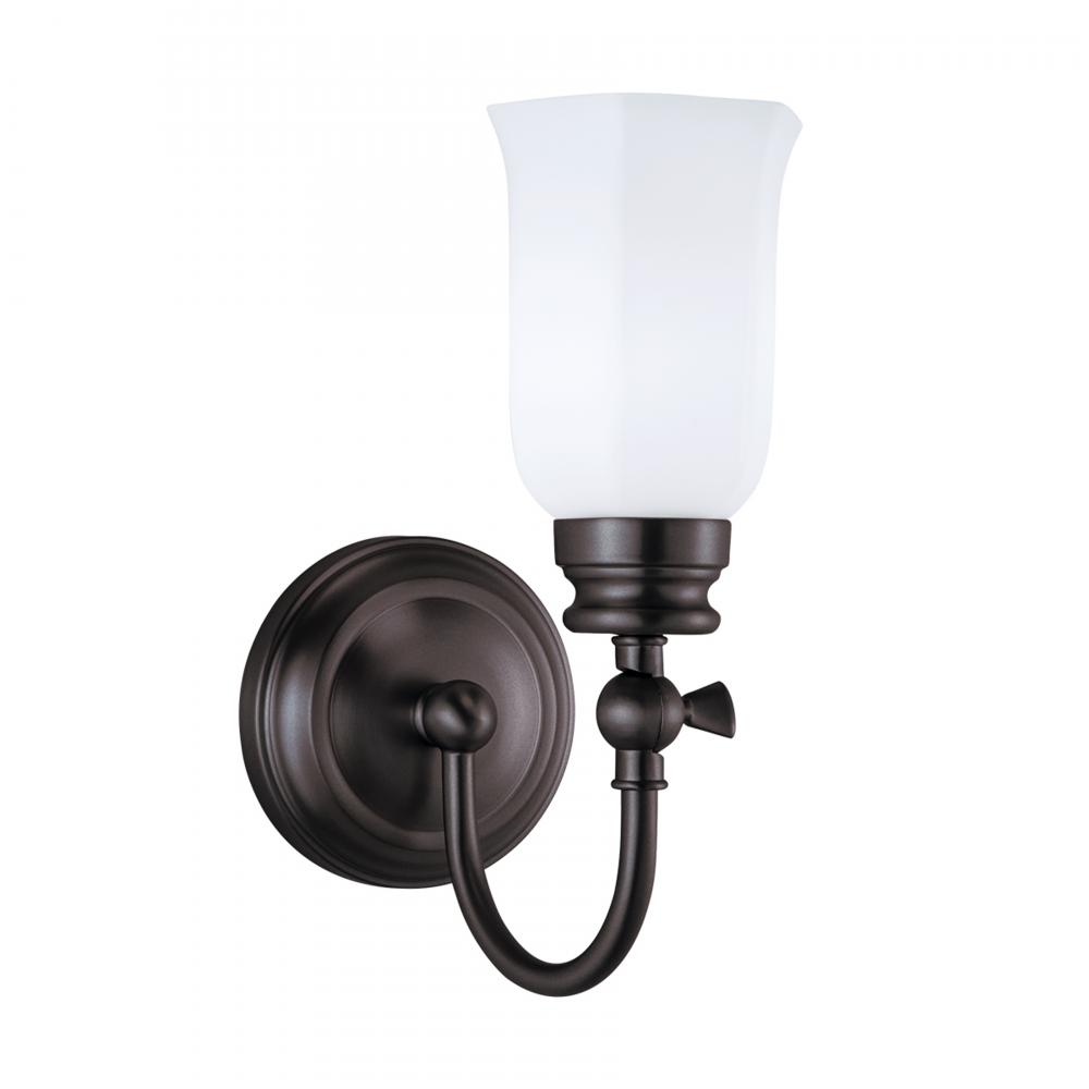 Emily 11.5'' High 1-Light Sconce - Oil Rubbed Bronze