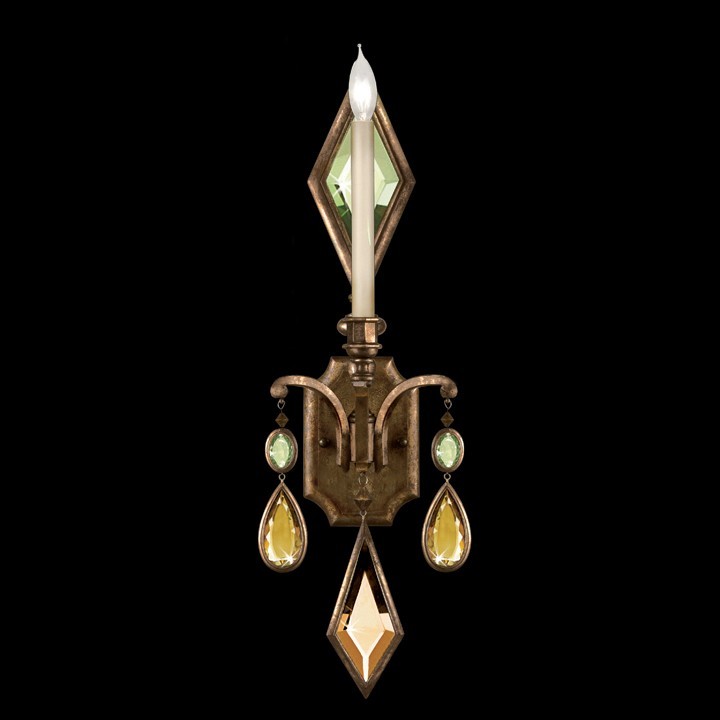 Encased Gems 29"H Sconce