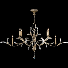 Fine Art Handcrafted Lighting 700840ST - Beveled Arcs 74"W Oblong Chandelier