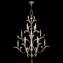 Fine Art Handcrafted Lighting 702040ST - Beveled Arcs 56"W Round Chandelier